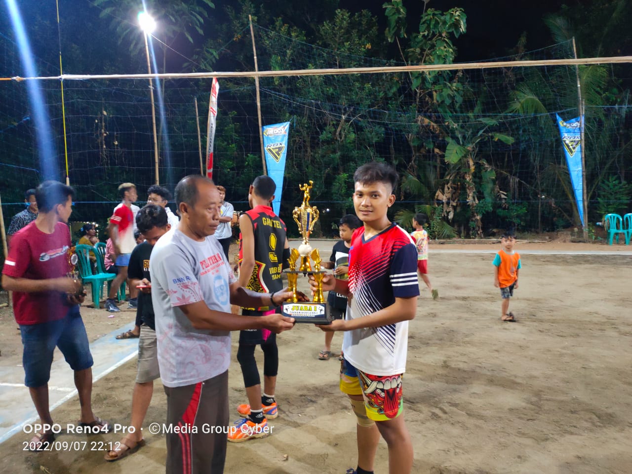 Final Turnamen Voli, Fajar Tim Ivoda Juara 1