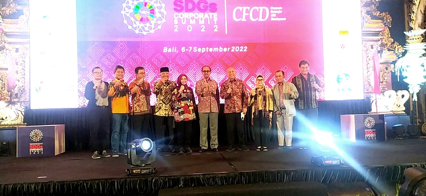Menko UKM Menutup Resmi Indonesia SDGs Corporate SUMMIT Tahun 2022 di Bali