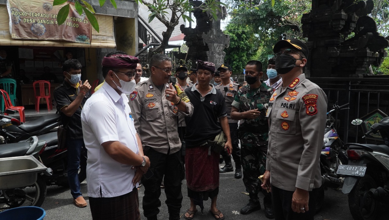 Kapolresta Cek Pengamanan Pilkel Serentak