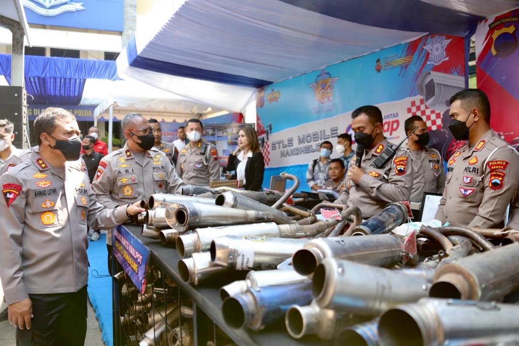 147.380 Knalpot Brong Disita Polda Jateng