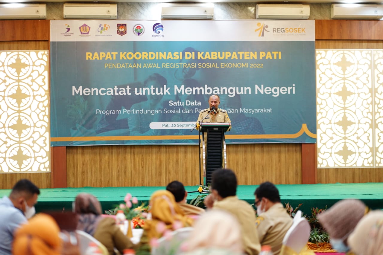 Rakor Pendataan Awal Registrasi Sosial Ekonomi 2022