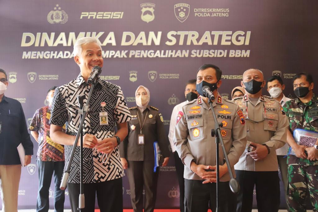 Dampak Pengalihan Subsidi BBM, Polda Jateng Gandeng Komponen Masyarakat