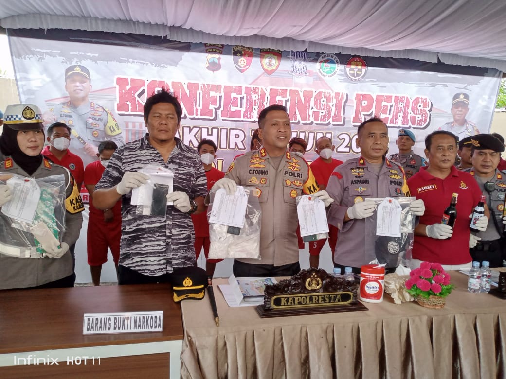 Akhir Tahun, Polresta Pati Gelar Penyelesaian Data Kasus Kejahatan