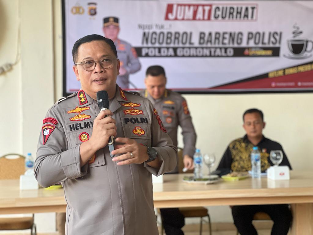 Curhat Bareng Polisi, Kapolda Gorontalo : Masyarakat Harus Jadi Polisi Untuk Diri Sendiri