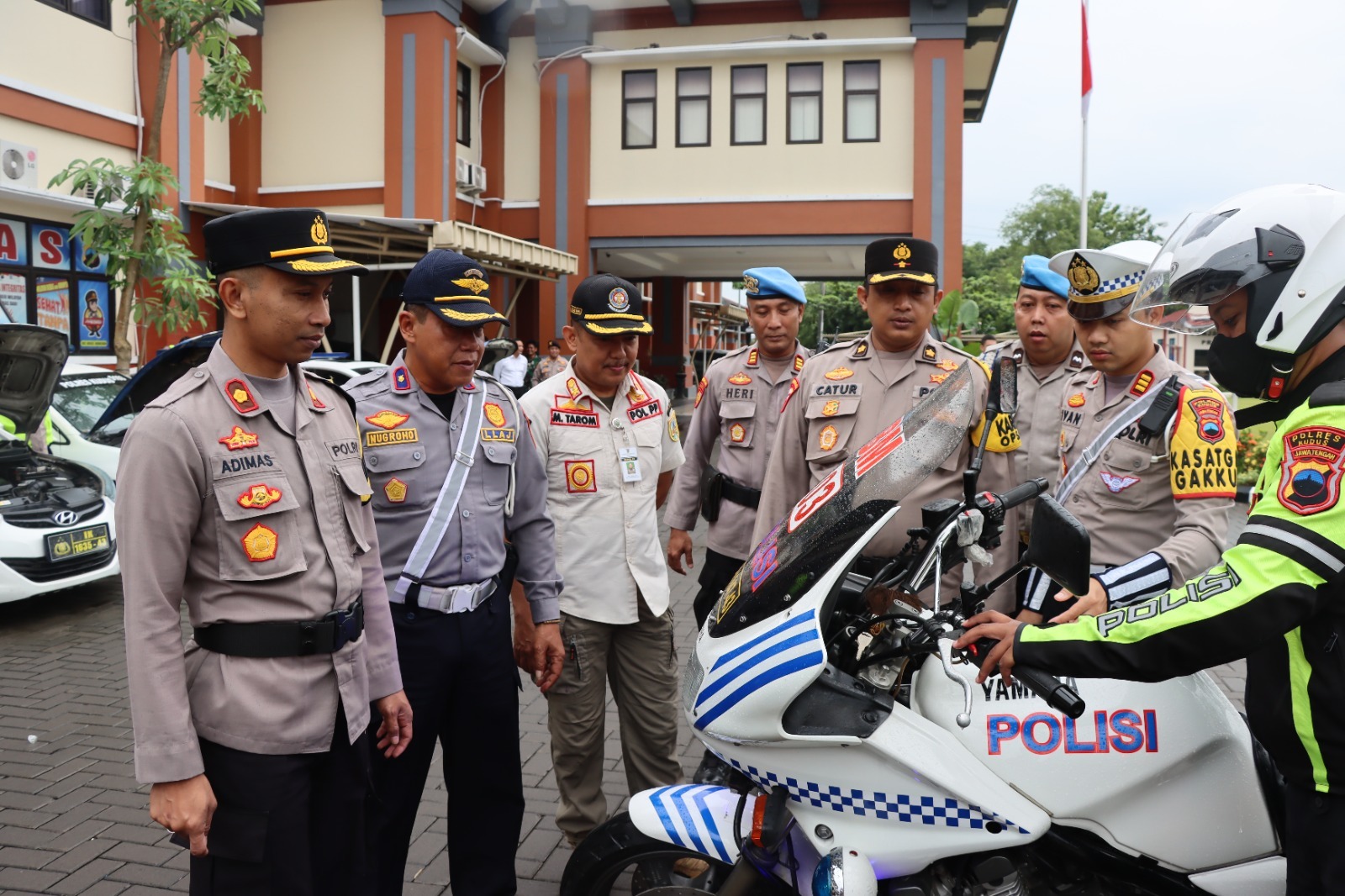 Mulai Hari Ini, Polres Kudus Gelar Operasi Keselamatan Lalu Lintas Candi 2023