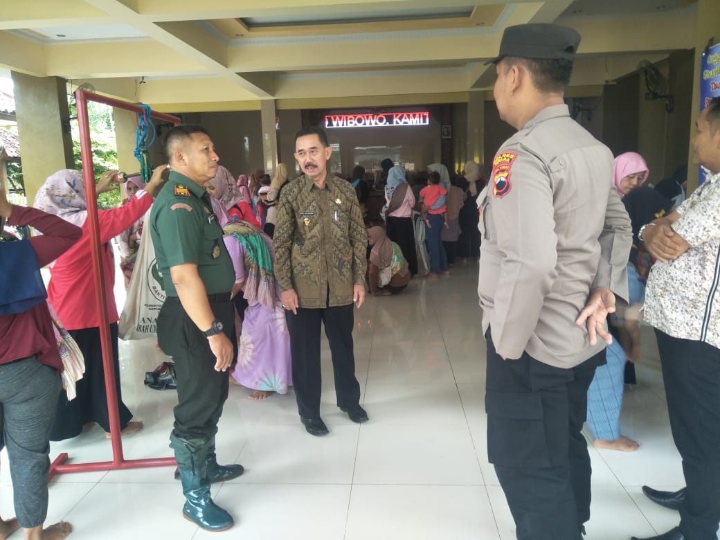 Wujud Kepedulian, Danramil Turun Kawal Kegiatan Posyandu