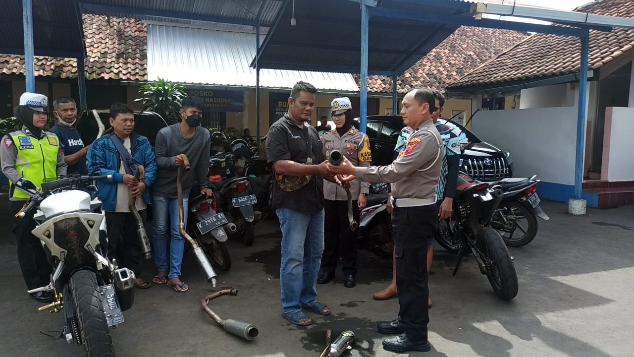 Resahkan Masyarakat, AKP Endah Setianingsih Gelar Penindakan Kendaraan Tidak Standar