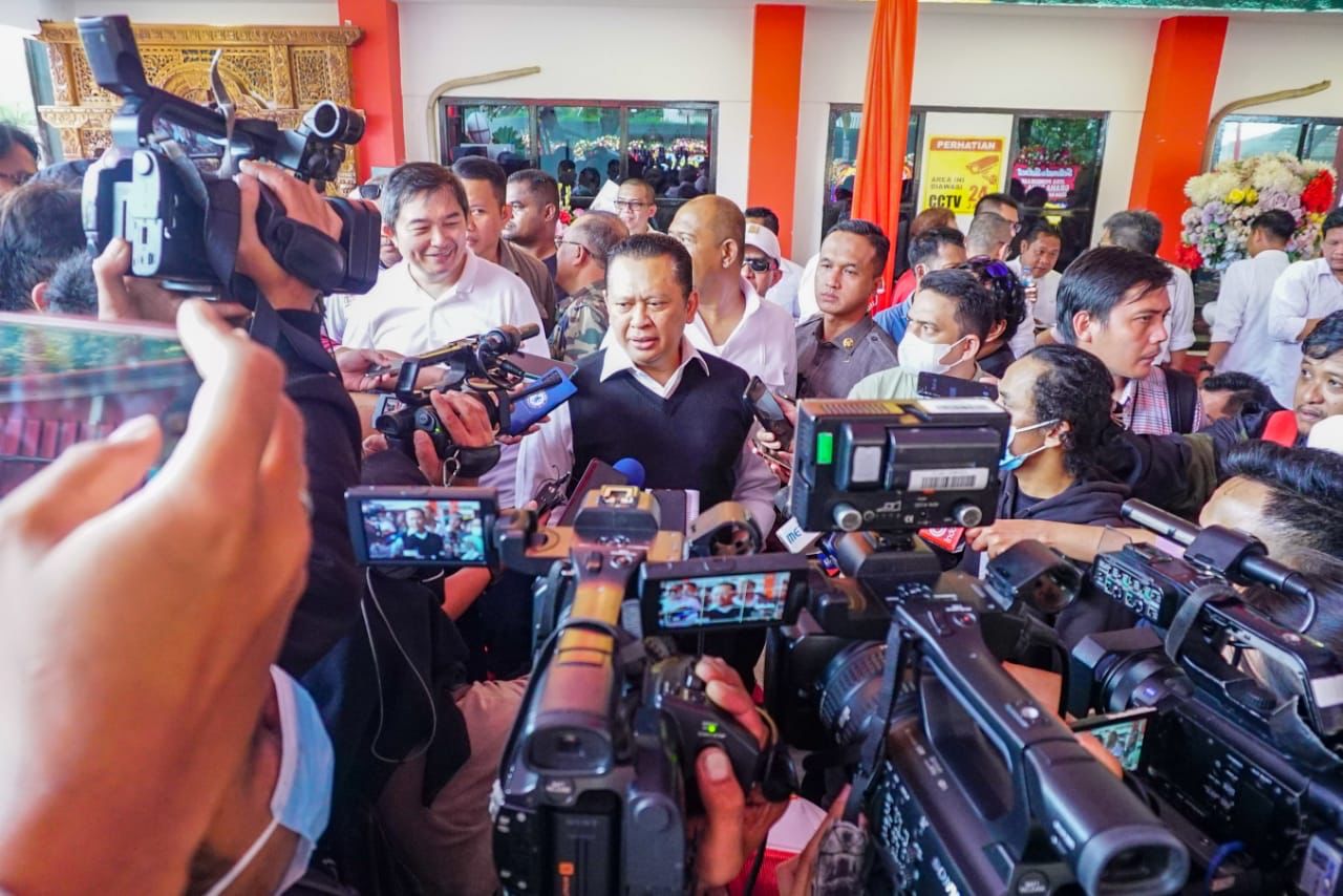 Peresmian Graha Pena 98, Ketua MPR RI Usulkan Sistem Pemilu Campuran Terbuka dan Tertutup