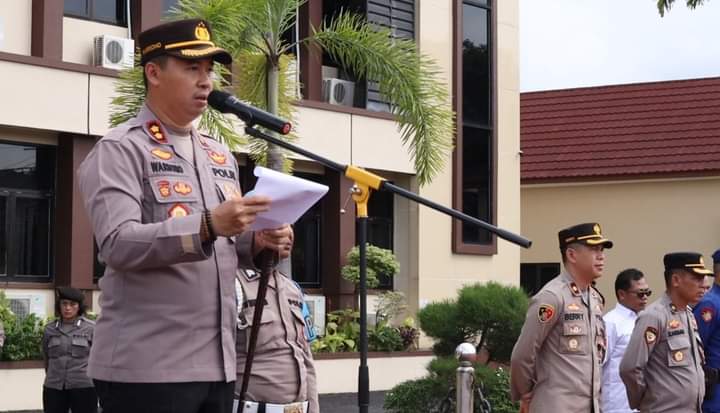 Tradisi Pembaretan Bintara Remaja Polres Jepara