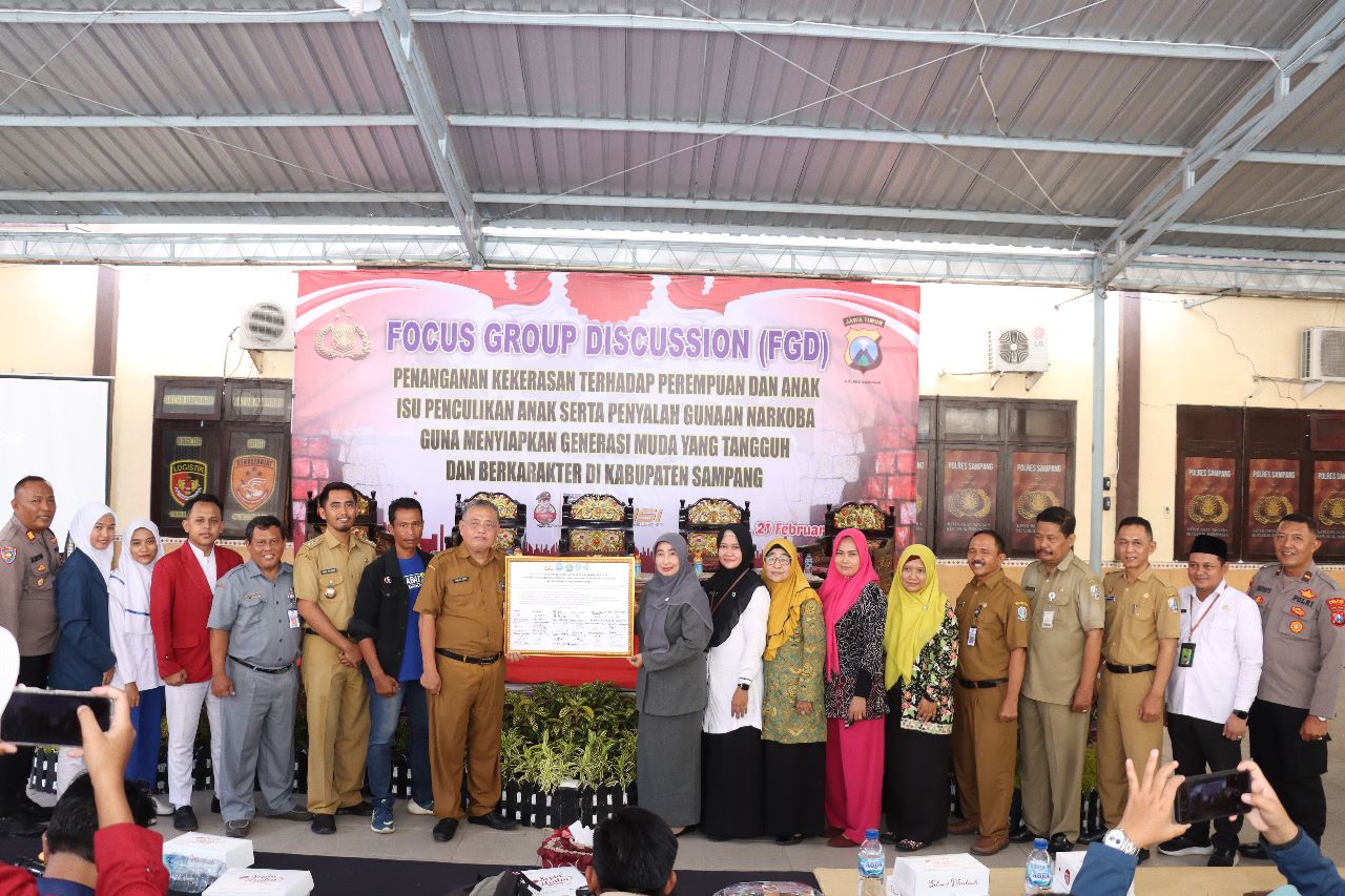 Tangguh dan Berkarakter, Polres Sampang Gelar FGD