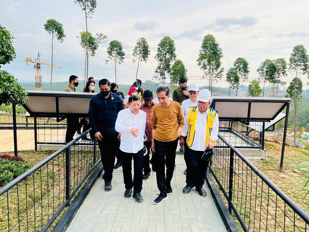 Pembangunan Istana Presiden di IKN, Presiden : 2024 Upacara di Sini