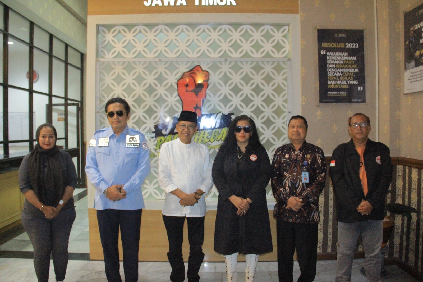 Ketua Presidium FPII Kunker di Kanwil Kemenkumham Jatim