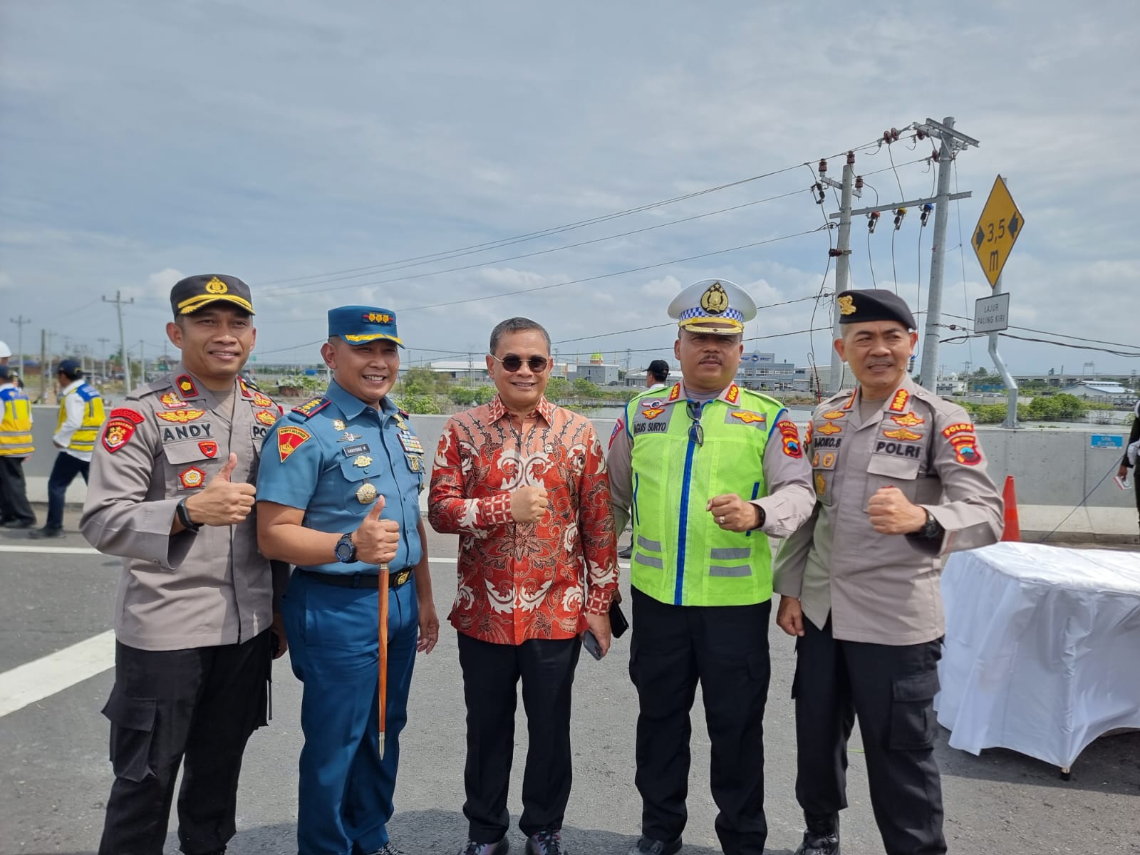 Dirlantas Polda Jateng Kawal Pengamanan Kunjungan Presiden RI