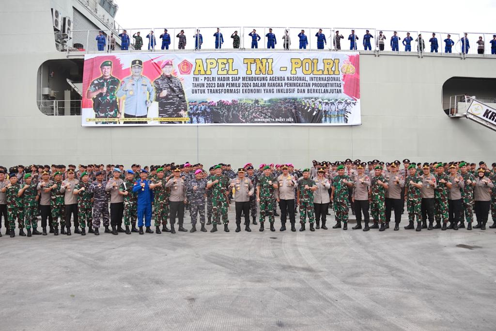 Dua Ribu Personel TNI-Polri Ikuti Gelar Apel