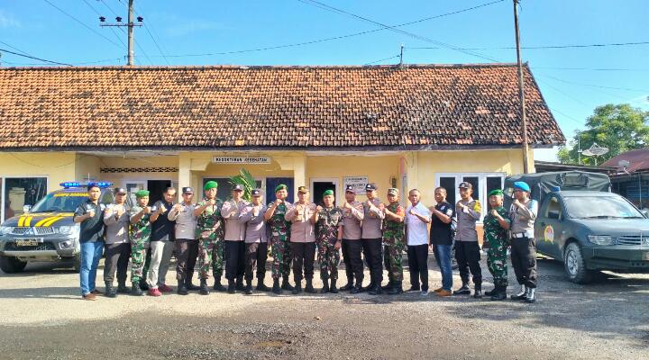 Jelang Bulan Ramadhan, TNI- Polri Gelar Apel Gabungan