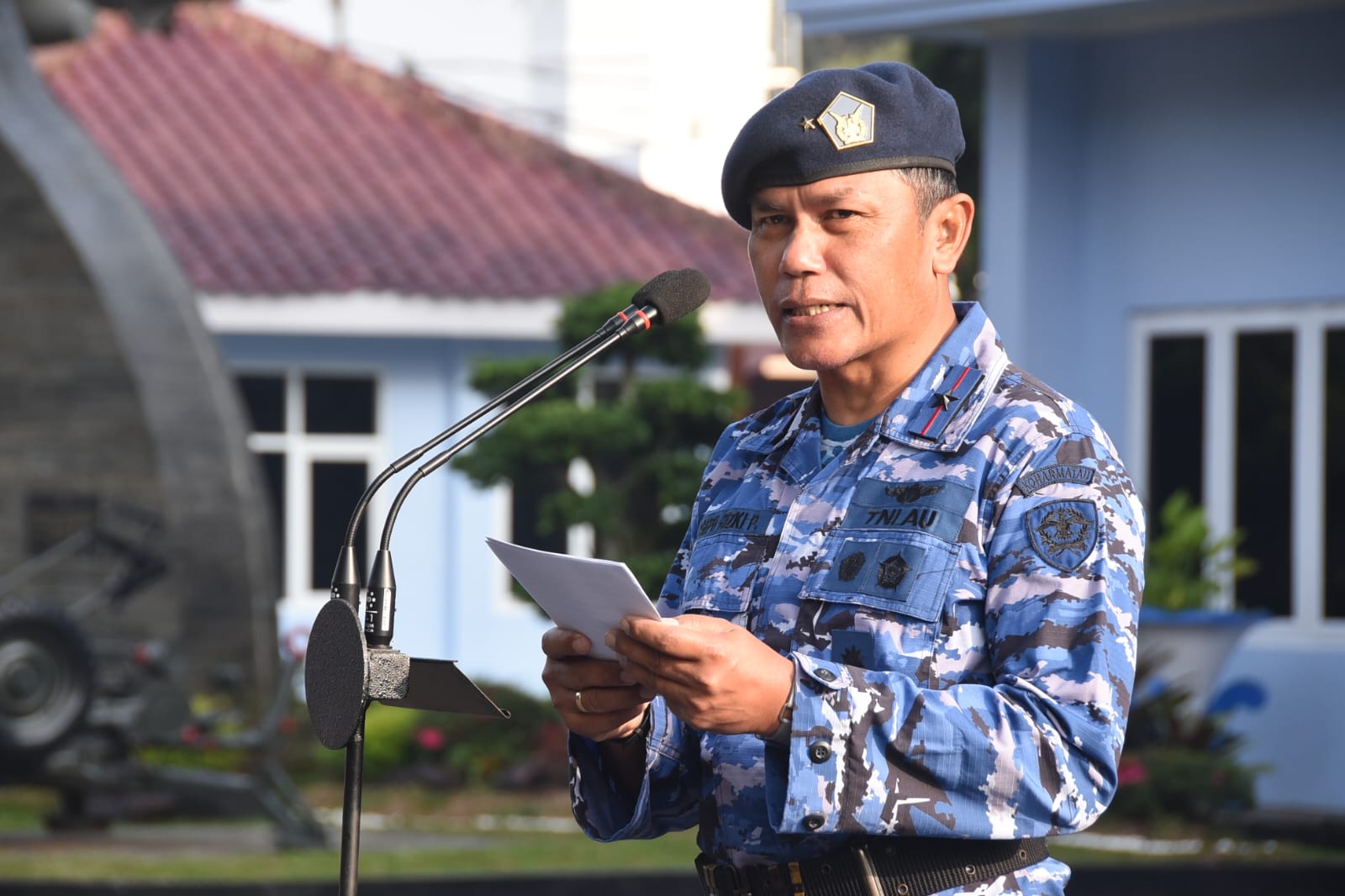 Upacara 17an, Joseph Rizki P., S.T.,M.I.Pol Gelar Tradisi Kejuangan