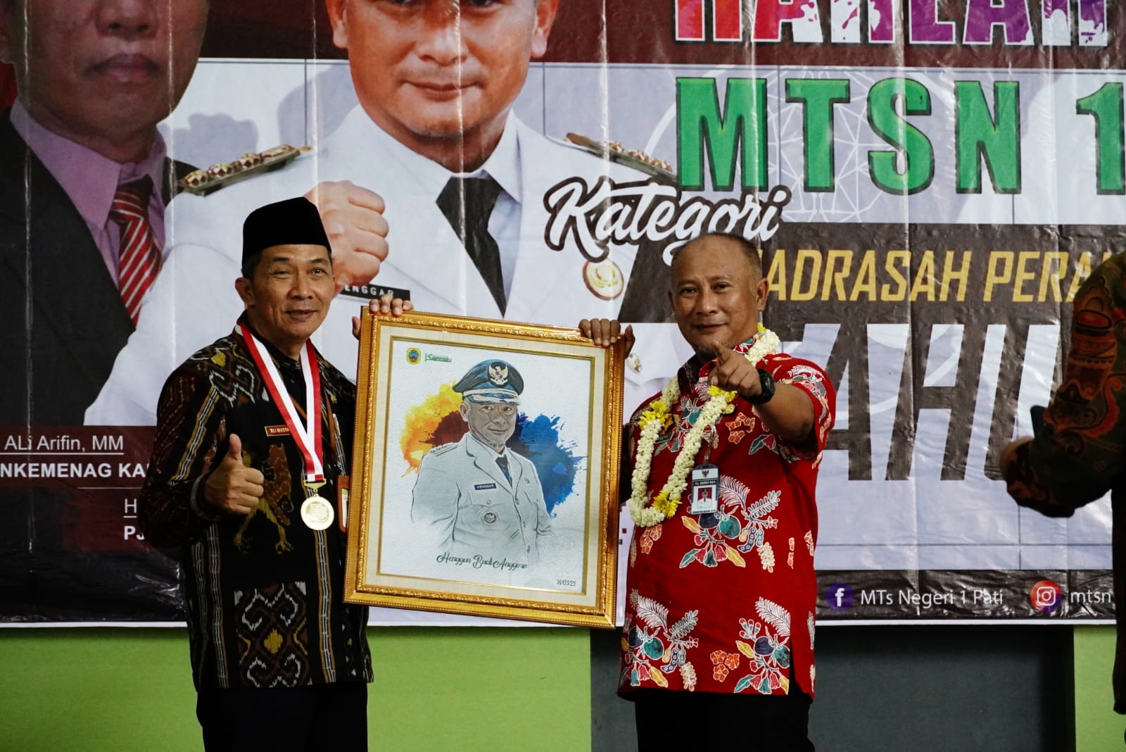 Pj Bupati Hadiri Peringatan Harlah MTsN 1 Pati