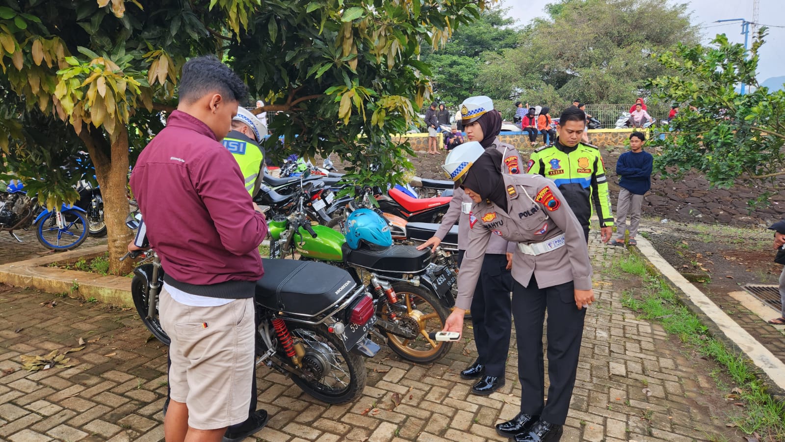 Puluhan Kendaraan Knalpot Brong dan Balap Liar Diamankan
