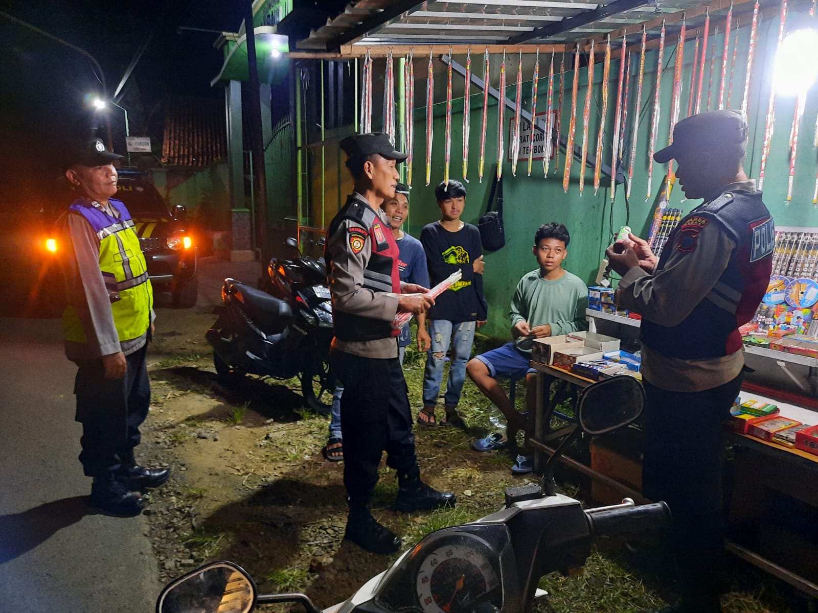 Polsek Gebog Antisipasi Gangguan Kamtibmas dan Operasi Petasan