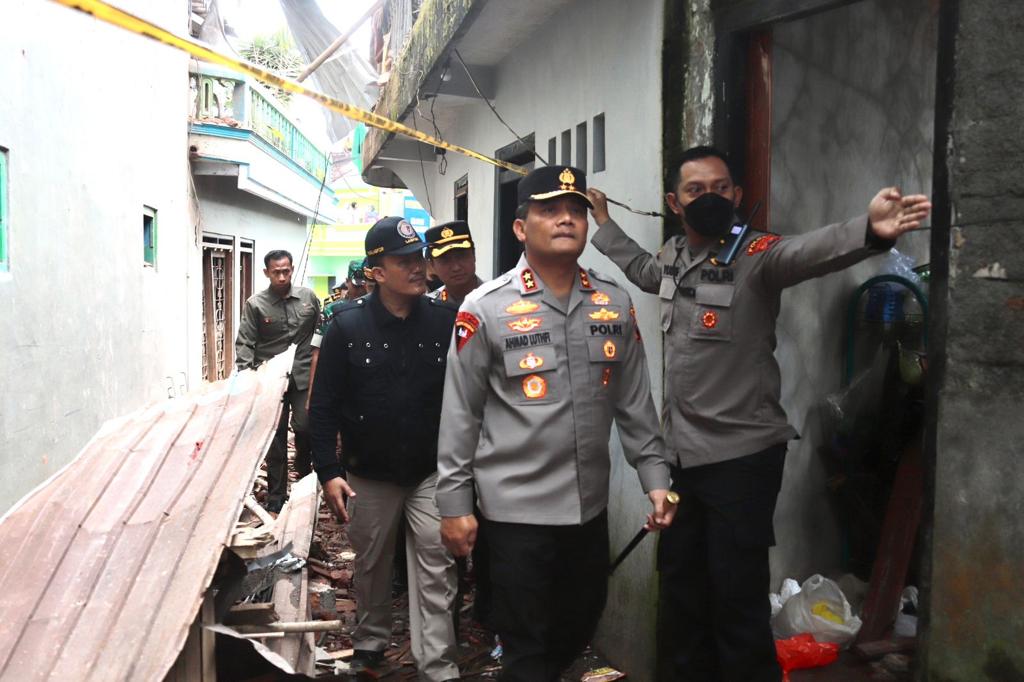 11 Rumah Rusak, Kapolda Jateng Turun Lokasi Segera Diperbaiki