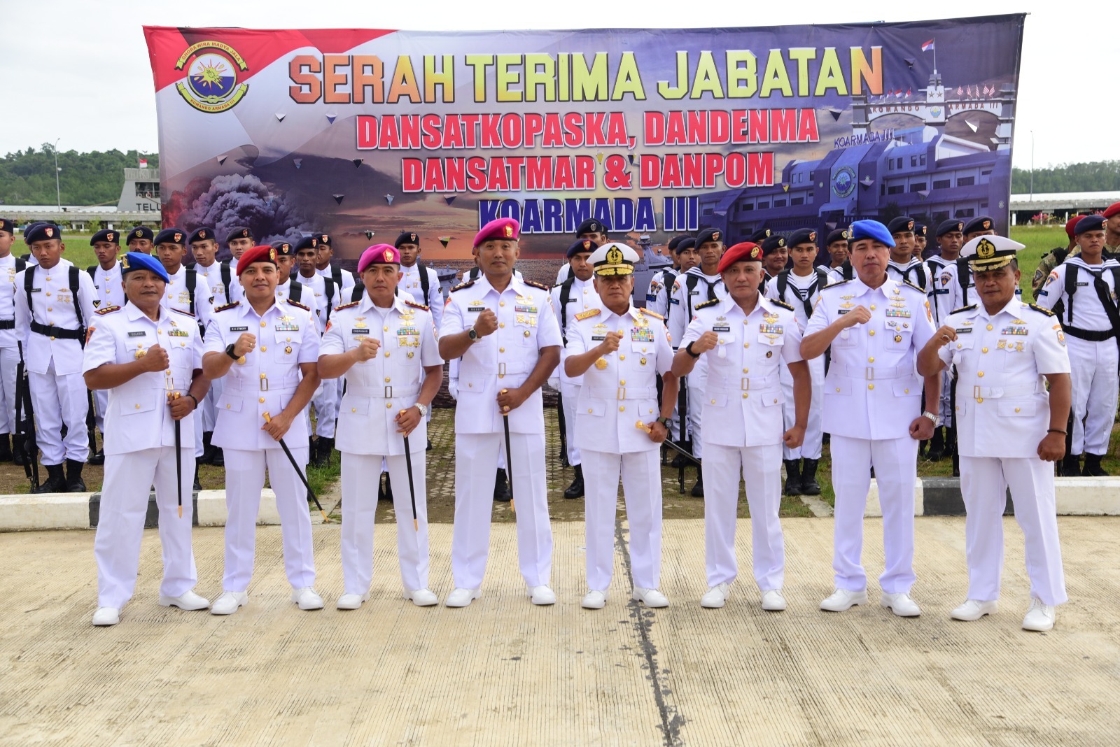 Sertijab 4 Jabatan Strategis Koarmada III