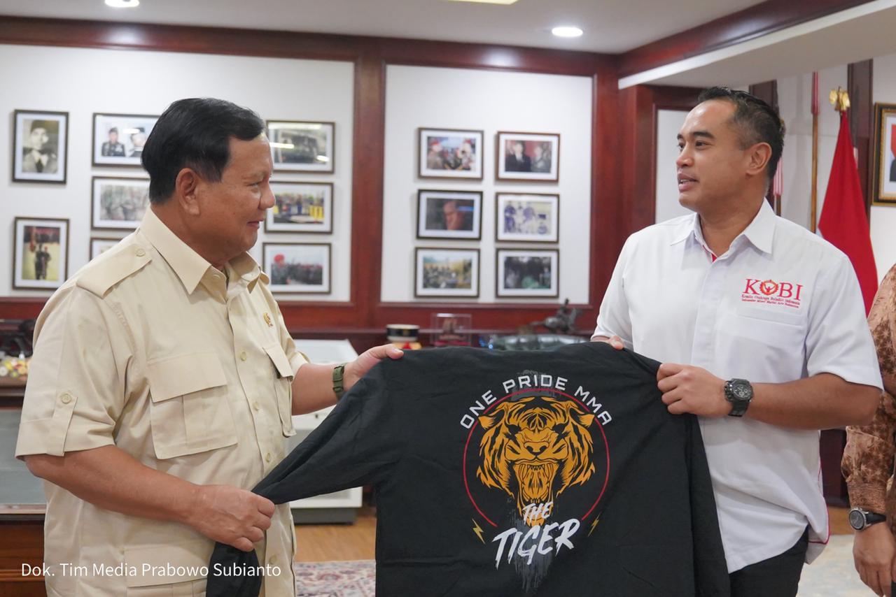 Prabowo Terima Laporan Perkembangan Atlet KOBI Olahraga Bela Diri