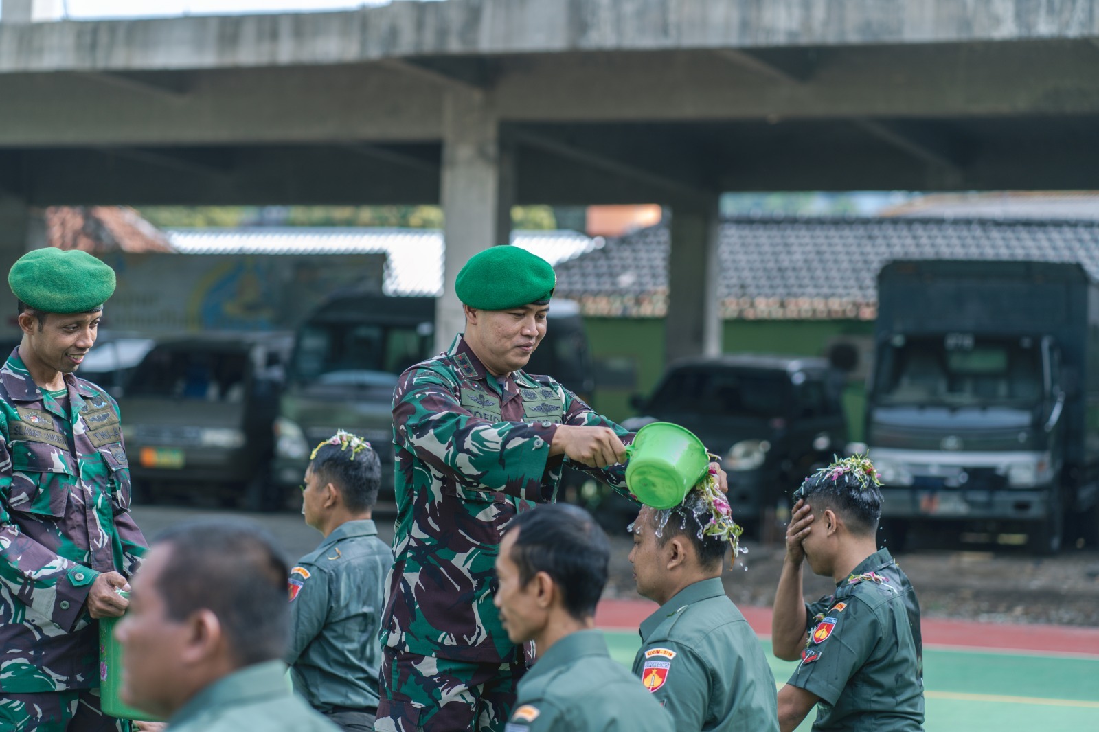 Kodim 0719/Jepara Gelar Upacara Bendera dan Korp Rapot Kenaikan Pangkat