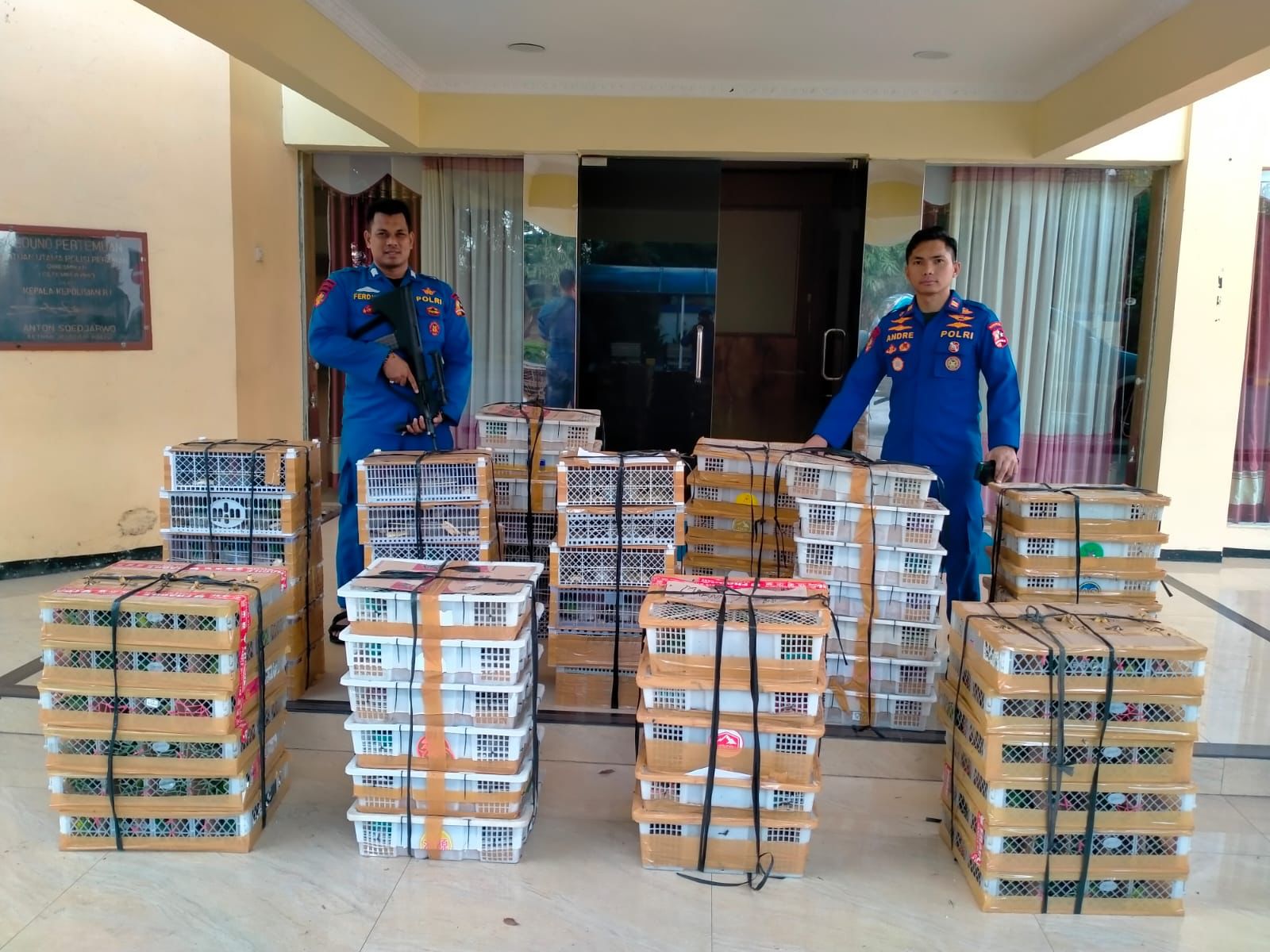 Ratusan Burung Dilindungi, Ditpolair Baharkam Polri Berhasil Gagalkan Penyelundupan