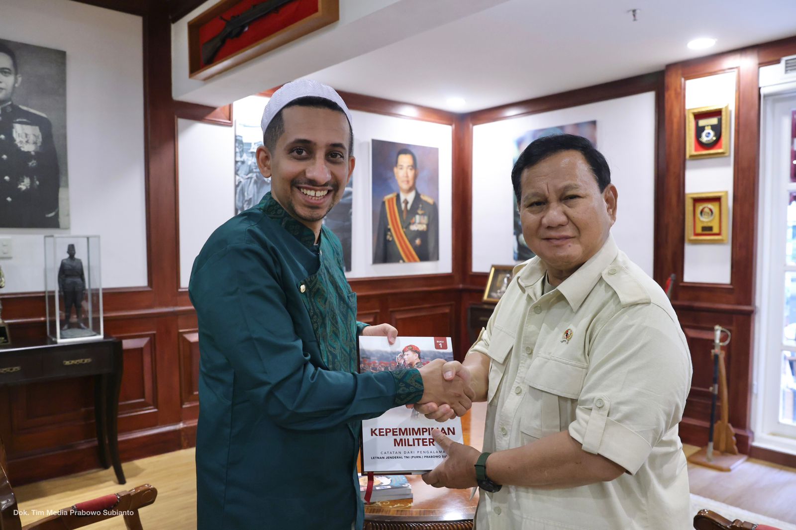 Soroti Nasionalisme Anak Muda, Habib Jafar Bertemu Prabowo