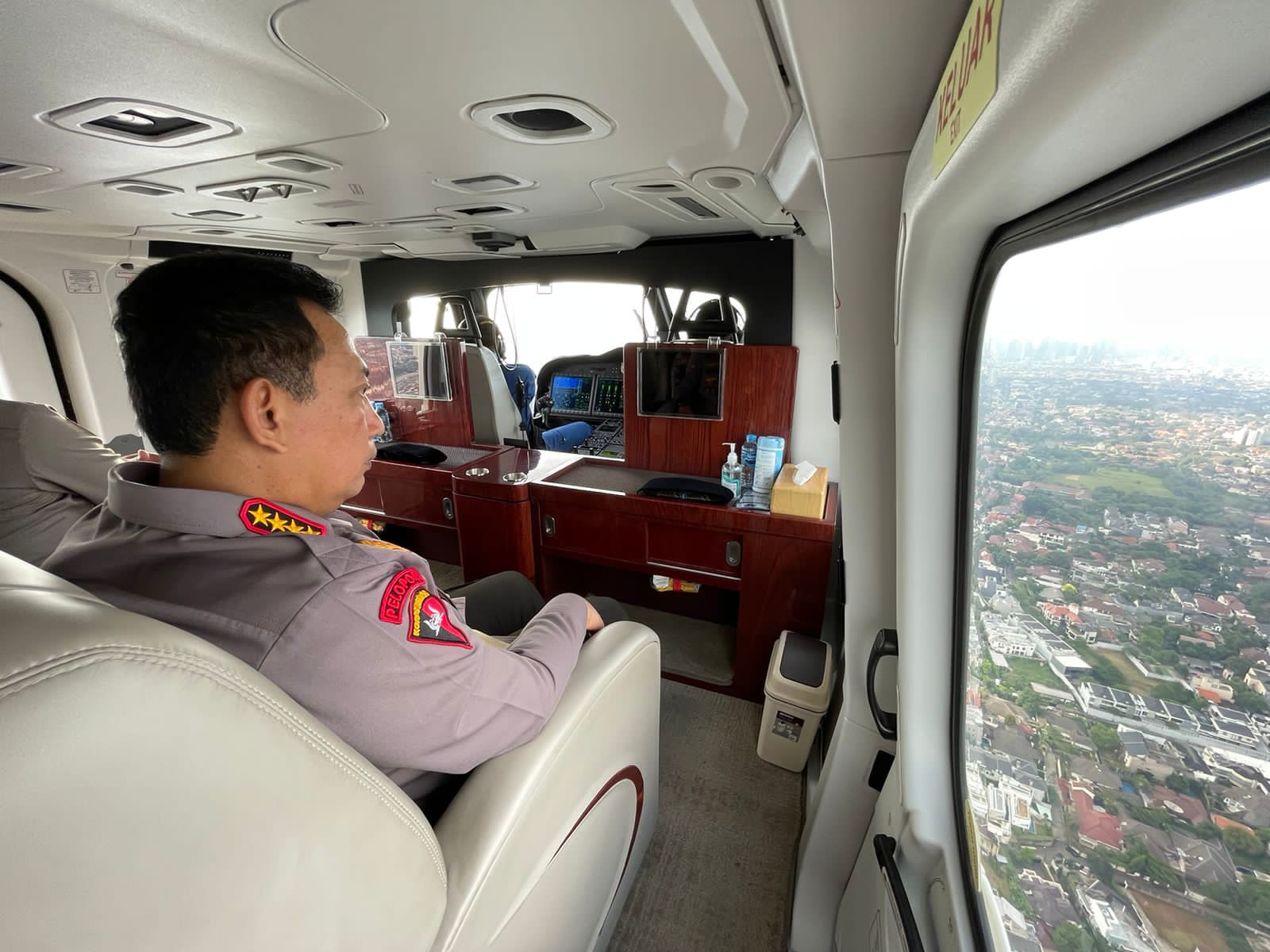 Arus Mudik Dipantau, Kapolri Cek Lewat Helikopter