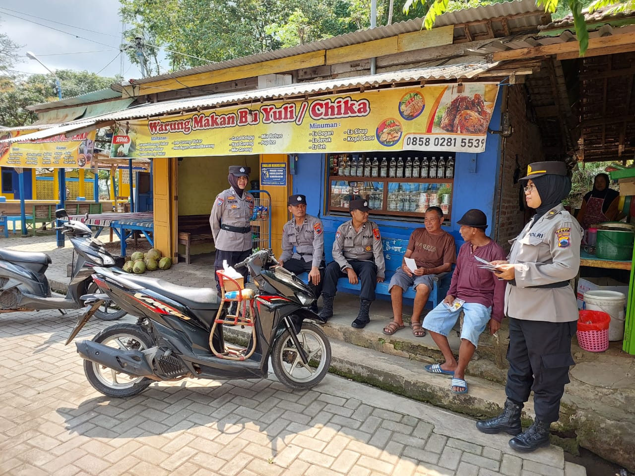 Amankan Tempat Wisata, Kapolresta Pati Turunkan Personil