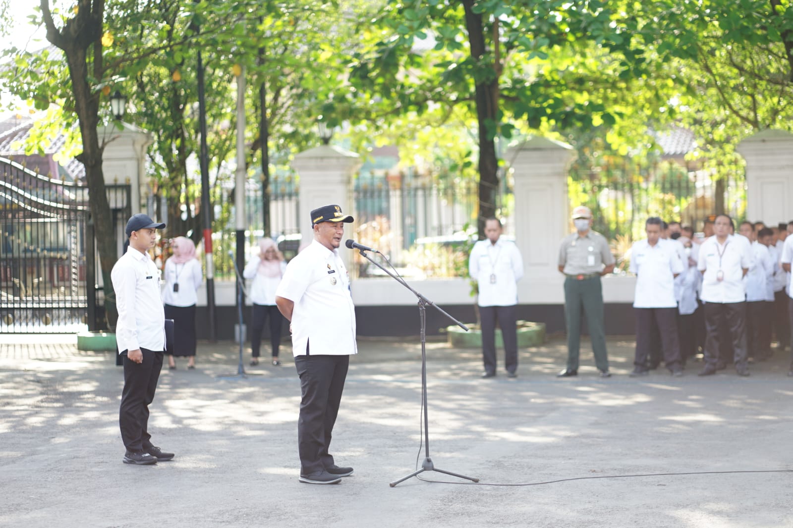 Hari Pertama, Pemkab Pati Gelar Apel Luar Biasa