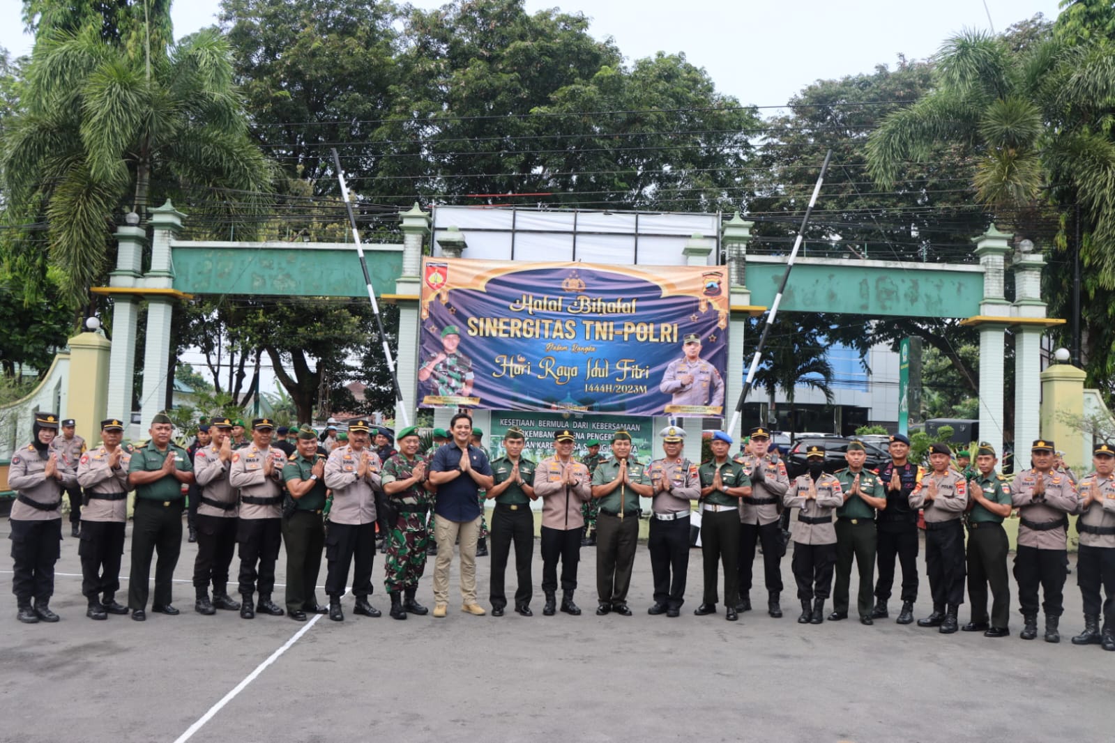 Gelar Apel, TNI-Polri Kompak Jaga Keutuhan NKRI