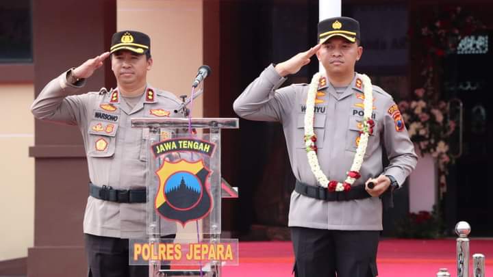 Sertijab, Kapolres Jepara adalah AKBP Wahyu Nugroho Setyawan
