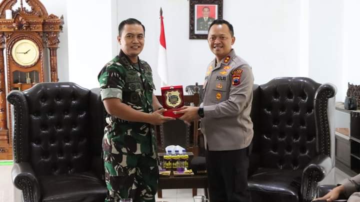 Baru Menjabat, Kapolres Silaturahmi ke Dandim Jepara