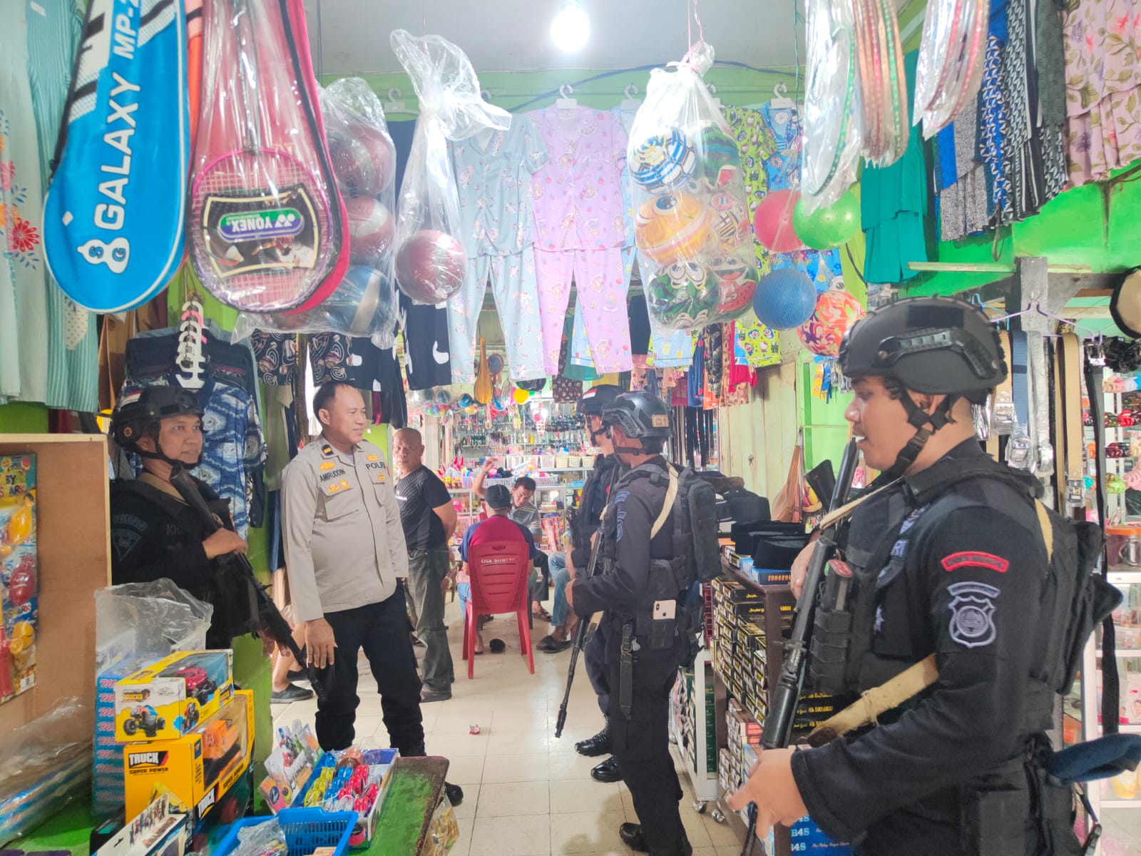 Brimob Bone : Ciptakan Kondusifitas Kamtibmas di Wilayah Back Up