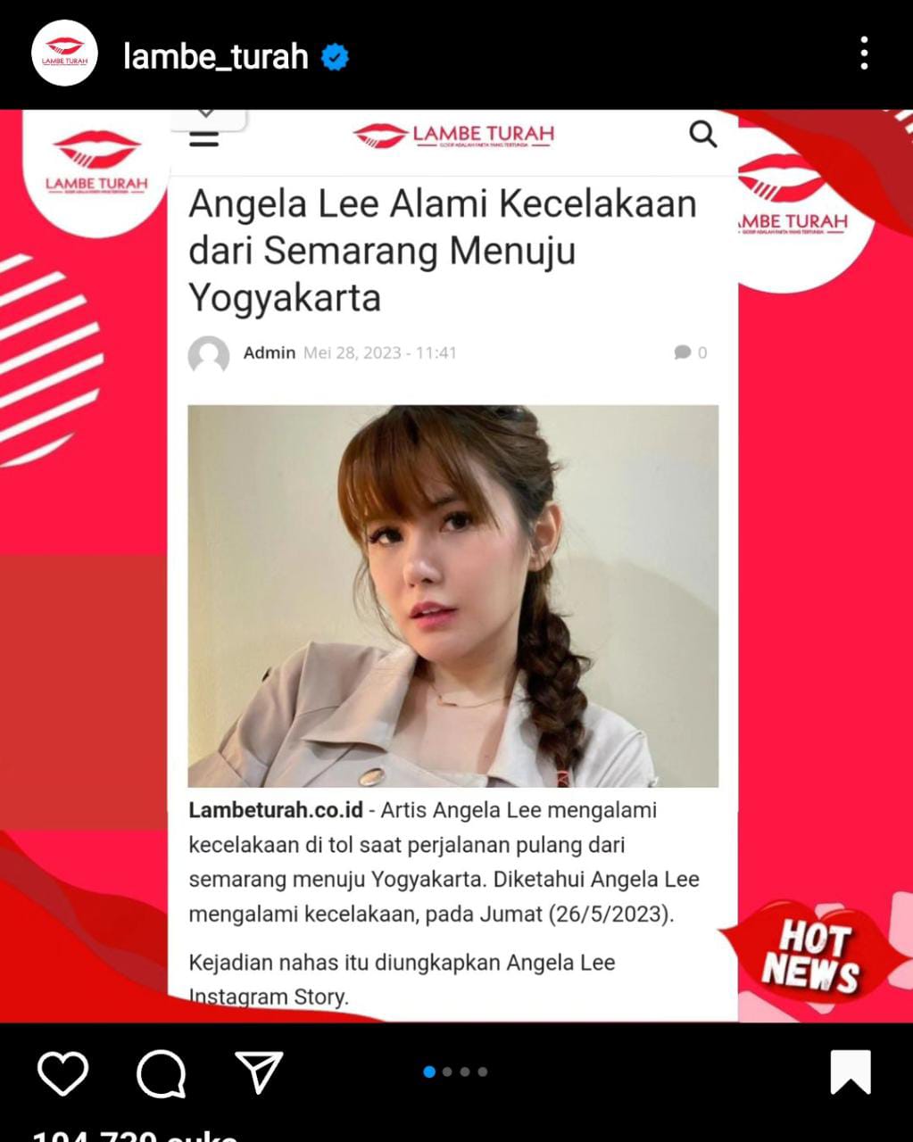 Menimpa Selebgram, Polres Salatiga Selidiki Peristiwa Kecelakaan