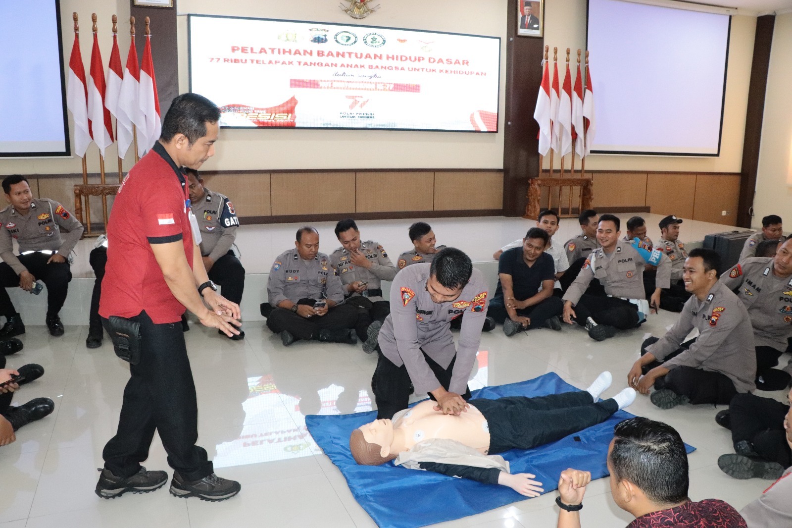 Ratusan Personil Ikuti Pelatihan BHD