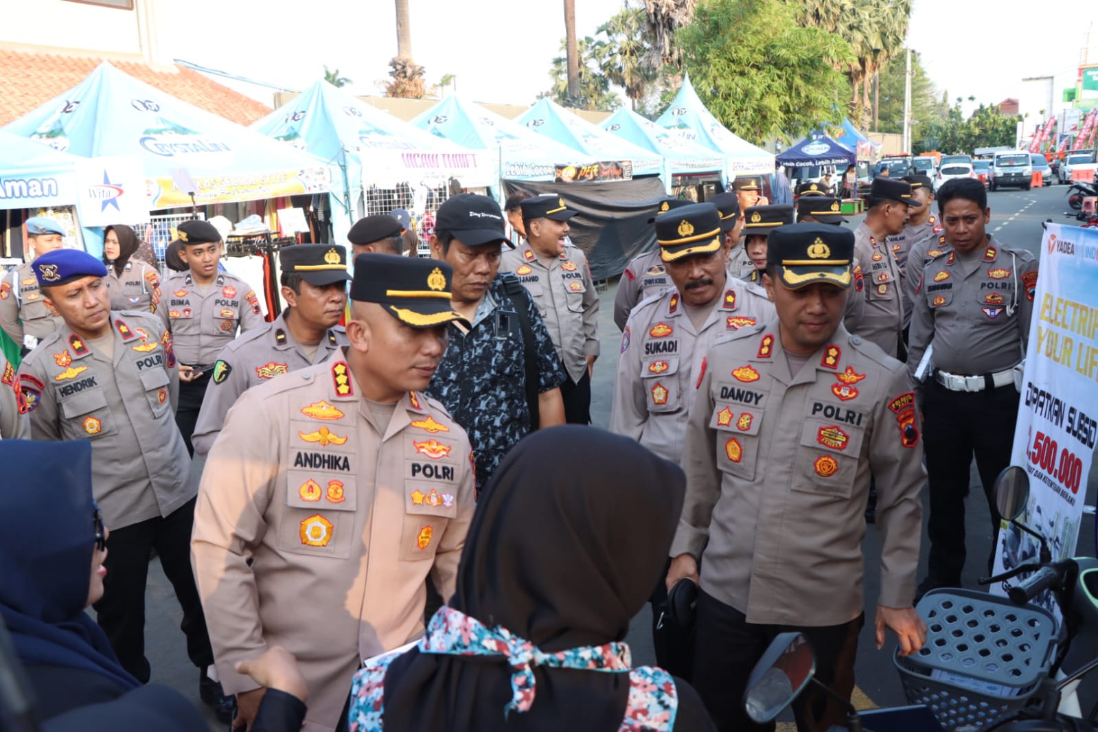 Masyarakat Padati Bazar UMKM di Hari Bhayankara ke 77