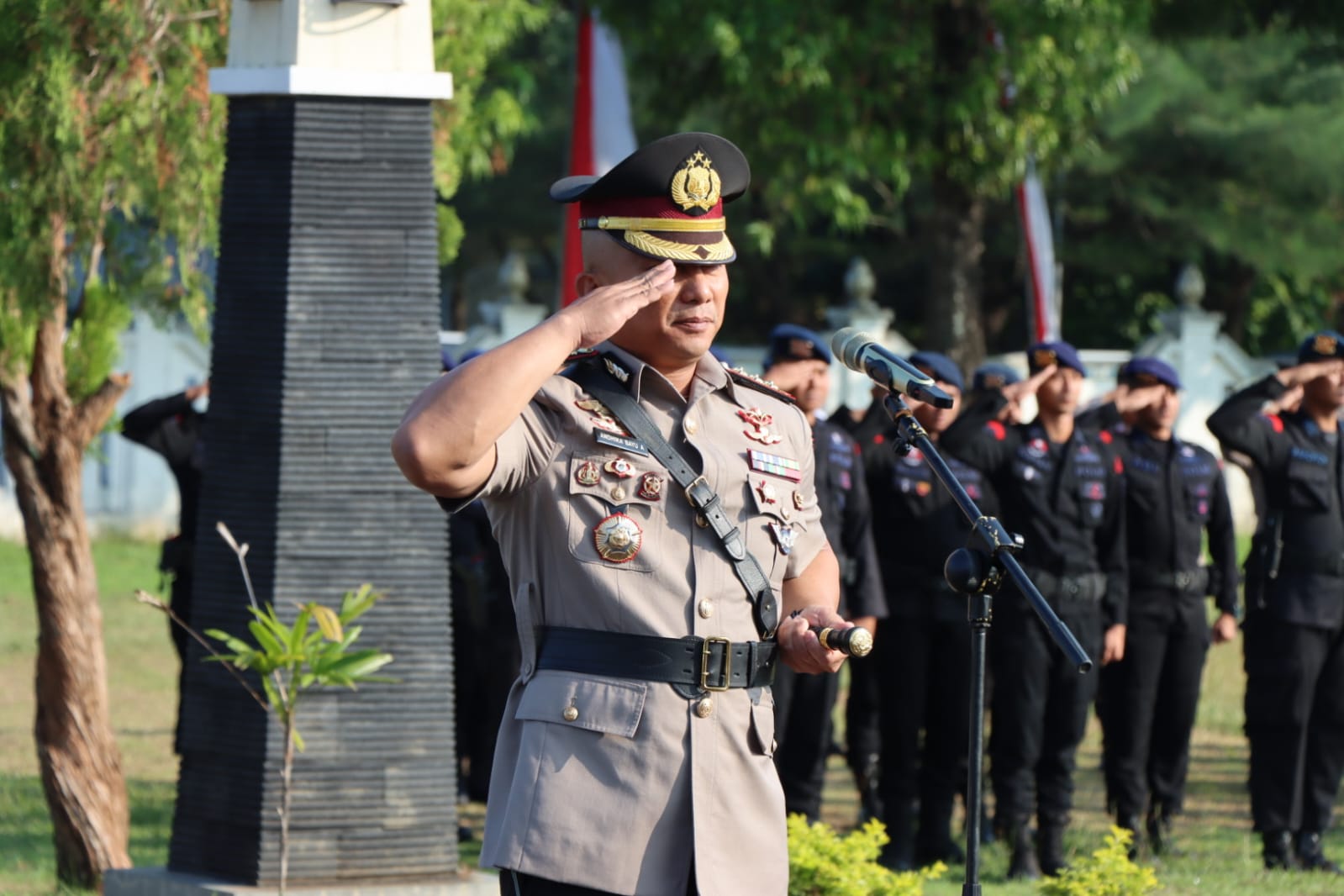 HUT Bhayangkara ke 77, Polresta Pati Gelar Ziarah dan Tabur Bunga ke TMP