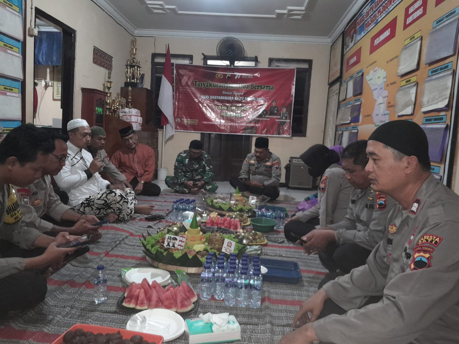 TNI-Polri dan Pemerintah Rayakan Momen HUT Bhayangkara ke 77