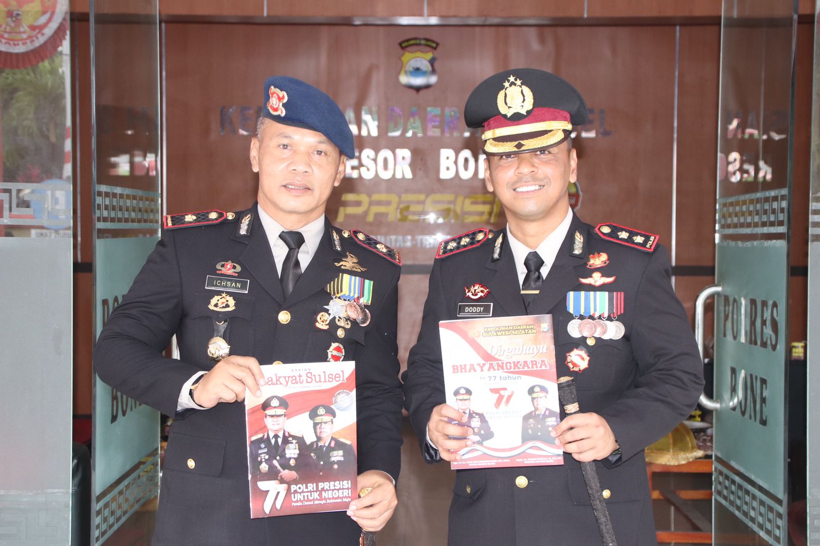 Bhayangkara Ke 77, Brimob Bone Siap Sukseskan Agenda Nasional