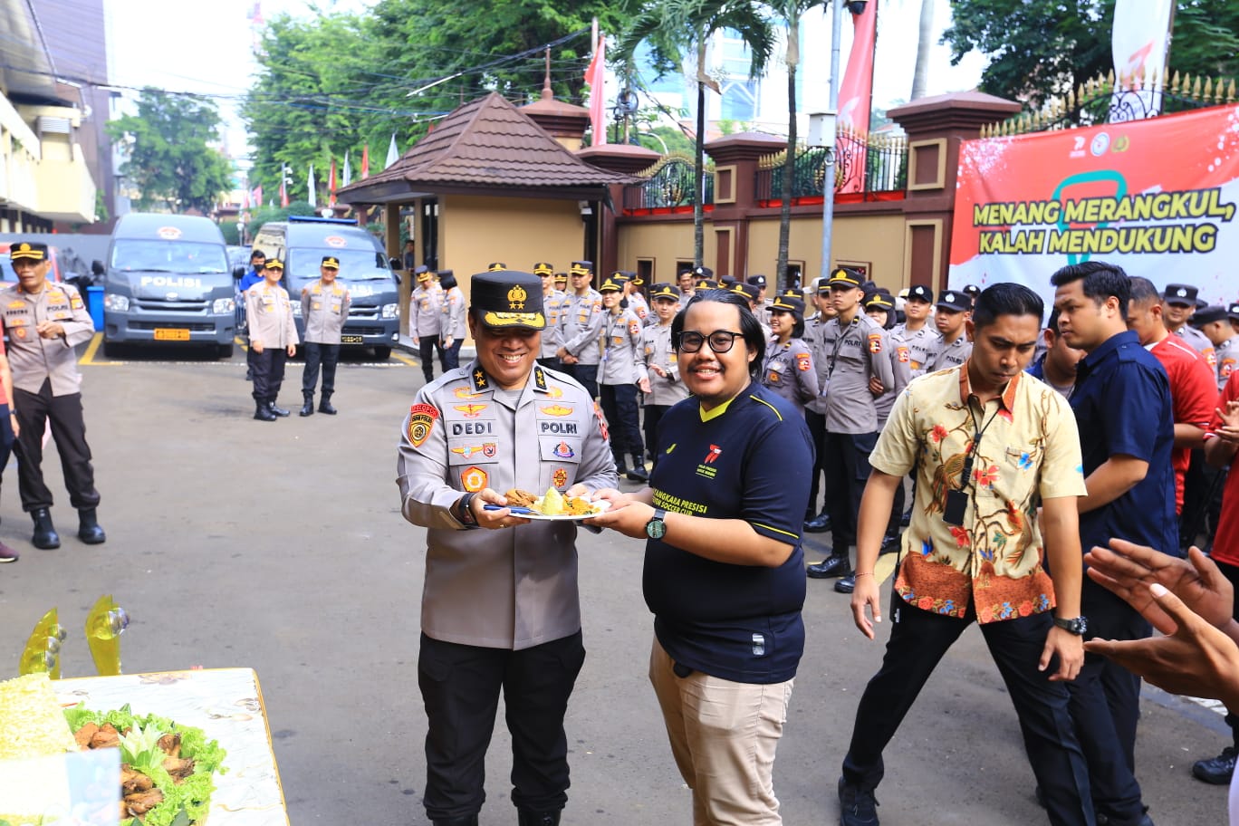Pemilu Damai 2024, Polri dan Wartawan Gelar Bhayangkara Presisi Seven Soccer Cup