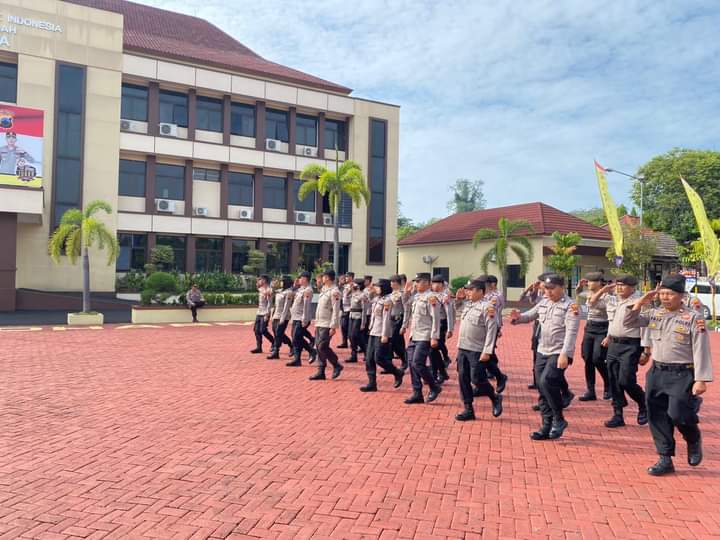 Gelar PBB, Kapolres Jepara Tingkatkan Kedisiplinan dan Kemampuan Personil
