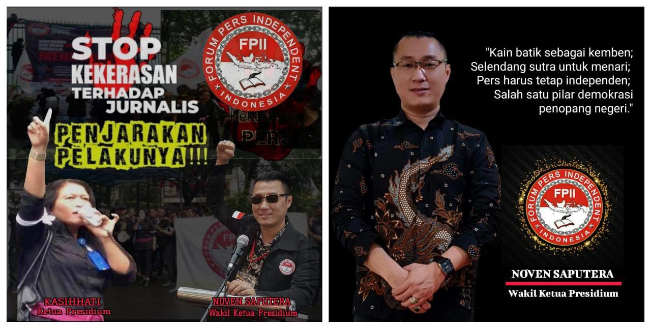 Kemerdekaan Pers, Wapres FPII : Pejabat Publik Harus Humanis ke Awak Media Sesuai UU Pers di NKRI