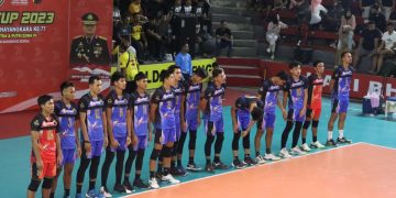 Merebut Angka, Turnamen Bola Voli Semakin Rame