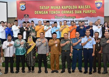 Pesta Demokrasi, Kapolda Kalsel Gelar Aksi Damai