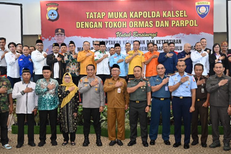 Pesta Demokrasi, Kapolda Kalsel Gelar Aksi Damai