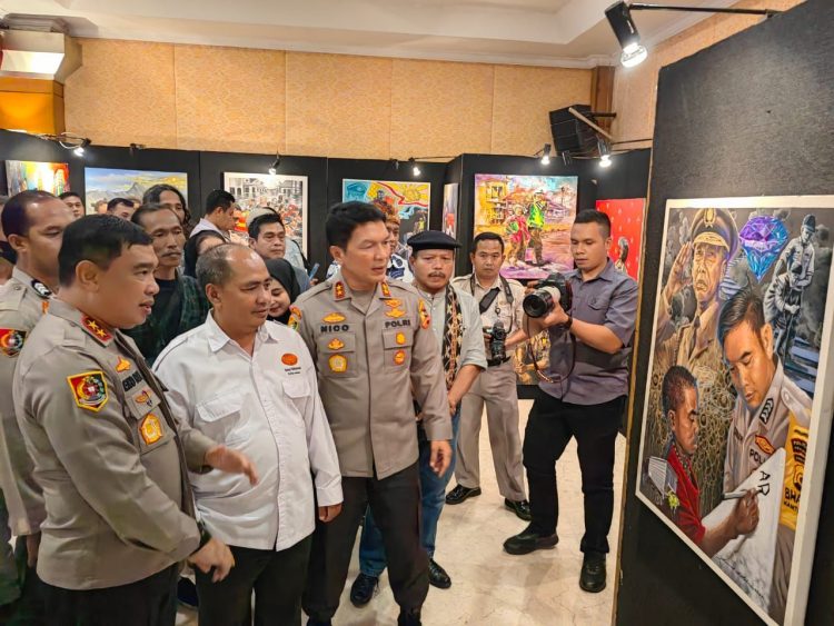 Gelar Lomba Lukis, Irjen Pol Nico Afinta Turun