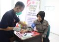 HUT Polwan ke 75 Dirayakan Aksi Donor Darah